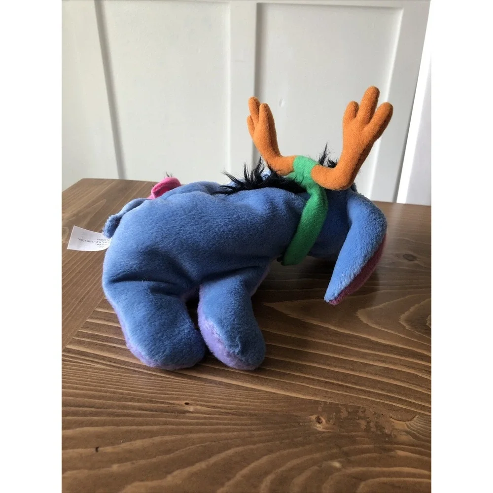 Eeyore Reindeer Bean Bag Plush ~ Disney Store ~ Christmas Toy‎ ~ Winnie Pooh